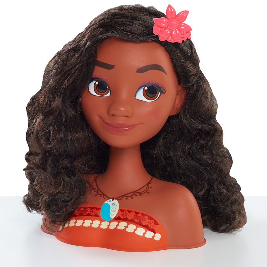 Disney Princess Moana Stying Head, 14-pieces