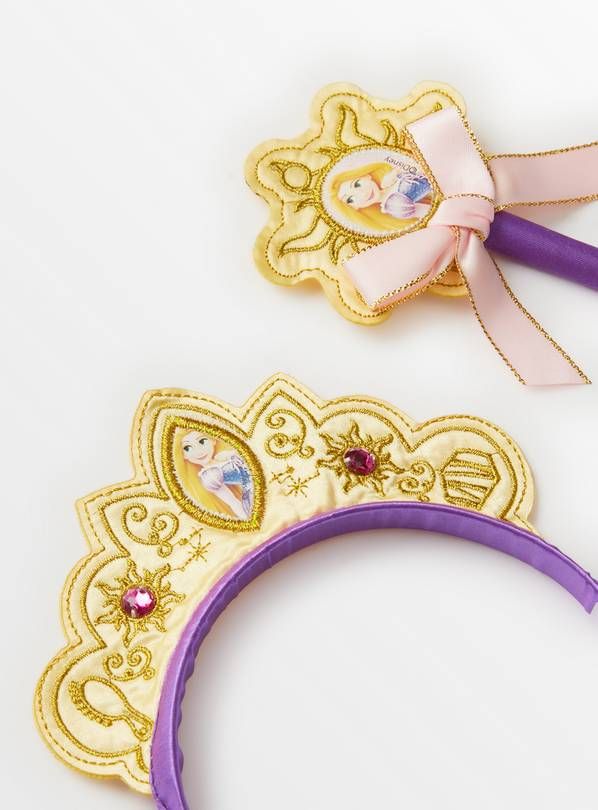 Disney Princess Rapunzel Tiara &amp;amp; Wand One Size