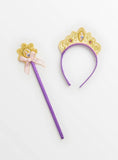 Disney Princess Rapunzel Tiara &amp;amp; Wand One Size