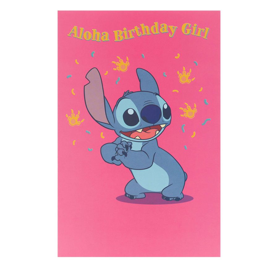 Disney Stitch Birthday Card