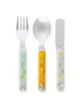 Disney Winne The Pooh 3pc Metal Cutlery Set