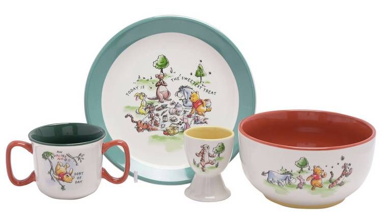 Disney Winnie The Pooh Kids Ceramic Dinner Set