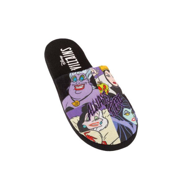 Disney Womens Always Fierce Villains Slippers (3-4)