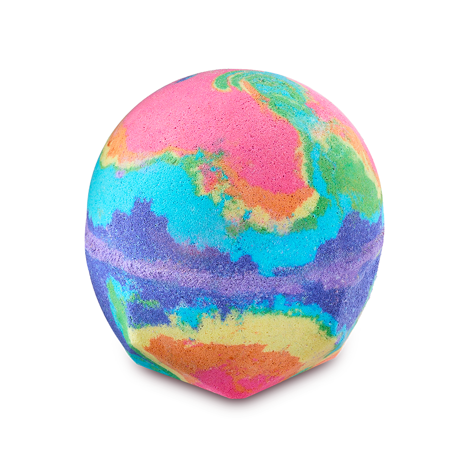 Lush Diversity Bath Bomb colourful bath art (British brand)