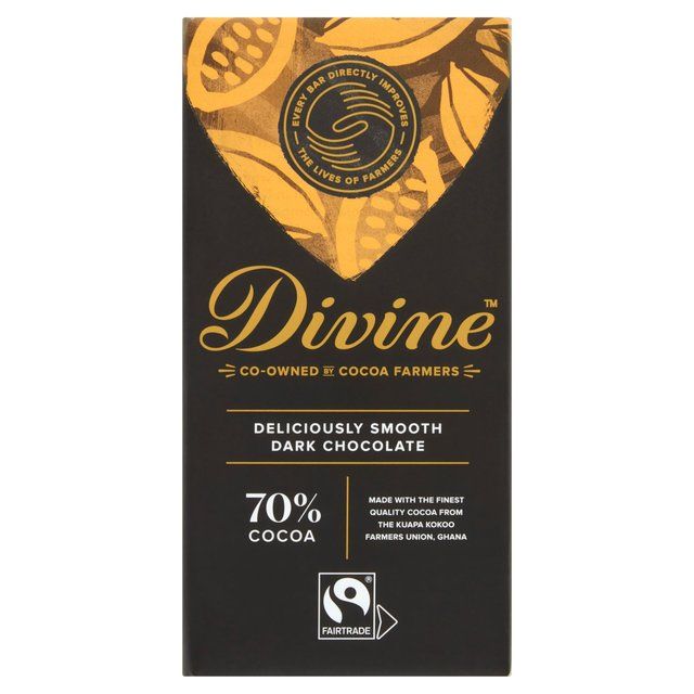 Divine 70% Dark Chocolate   90g