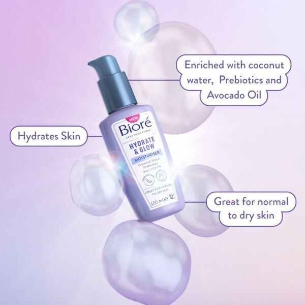 DNR Bior&amp;eacute; Hydrate &amp;amp; Glow Moisturiser 100ml
