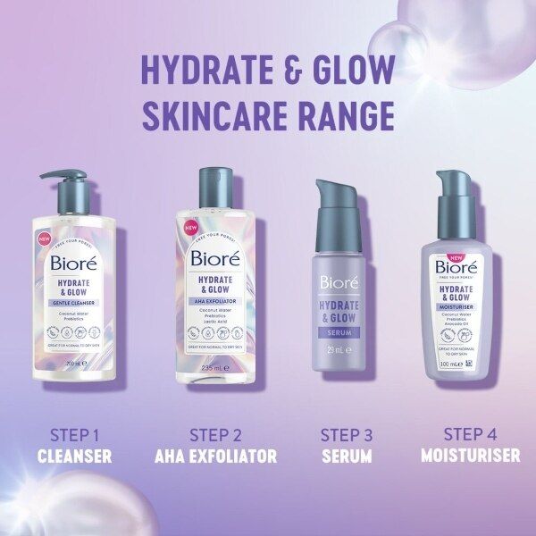 DNR Bior&amp;eacute; Hydrate &amp;amp; Glow Moisturiser 100ml