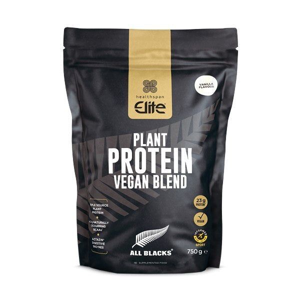 DNR Elite All Blacks Vegan Protein Powder, Vanilla (750G)