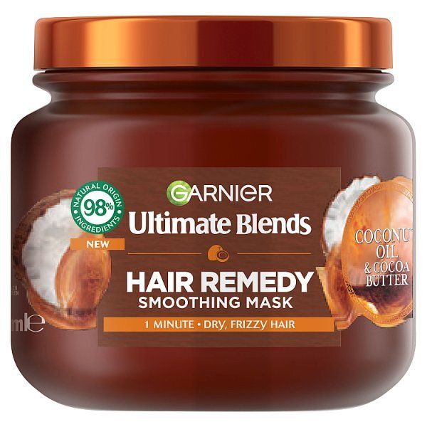 DNR Garnier Ultimate Blends Coconut Oil Hair  Mask 340Ml