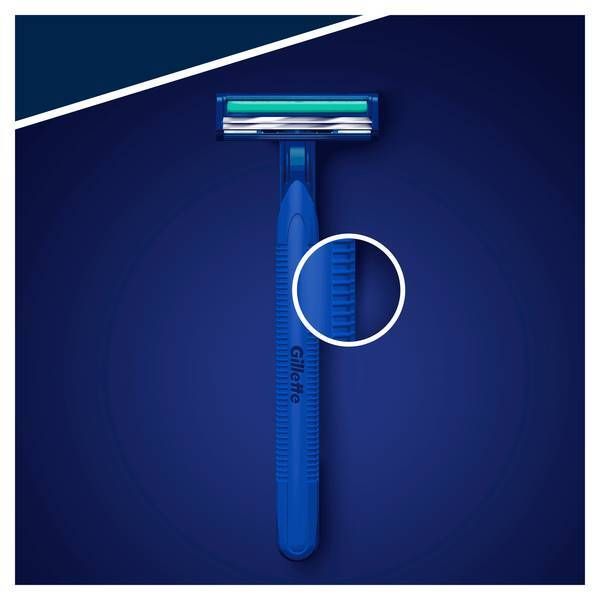 DNR Gillette Blue II Plus Men's Disposable Razors x8