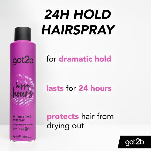 DNR got2b Happy Hour 24 Hour Hairspray 300ml