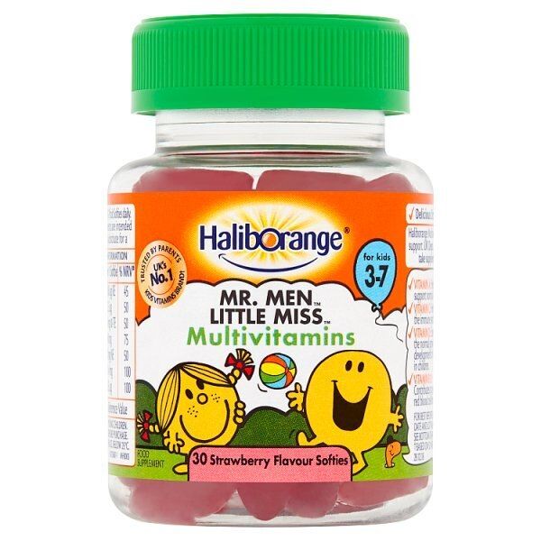 DNR Haliborange Mr Men &amp;amp; Little Miss  Multivitamin - 30