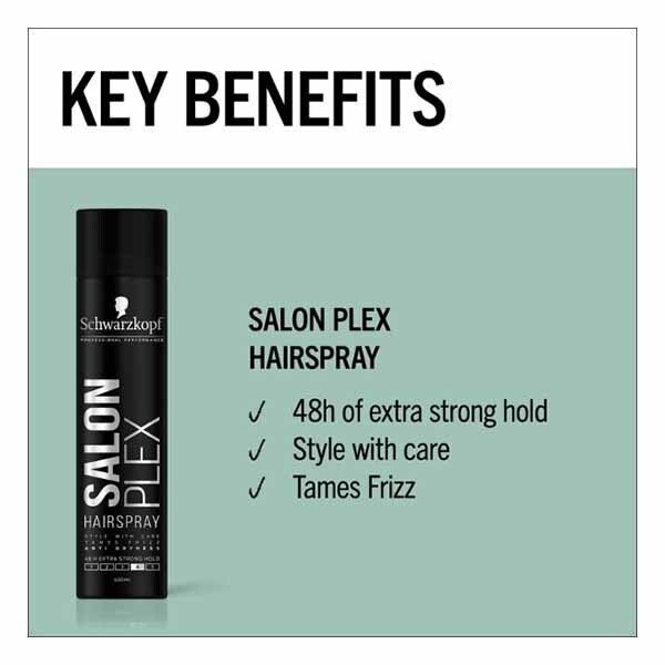 DNR Schwarzkopf Styling Salon Plex Hair Spray 400ml