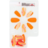 DNR Superdrug Studio London False Nails Orange Swirls