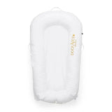 DockATot Deluxe+ Dock Pristine White baby lounger (British brand)