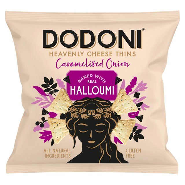 Dodoni Cheese Thins Halloumi &amp;amp; Caramelised Onion