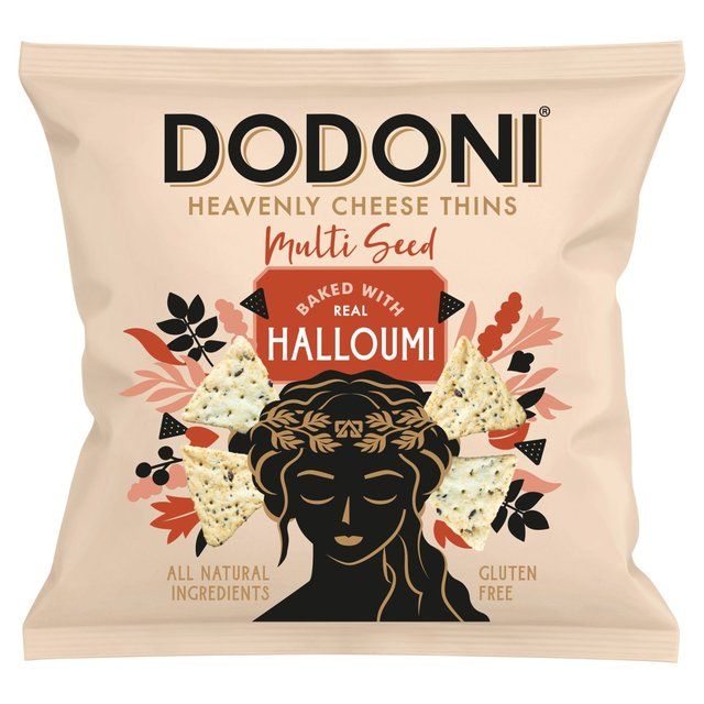 Dodoni Cheese Thins Halloumi &amp;amp; Mixed Seeds