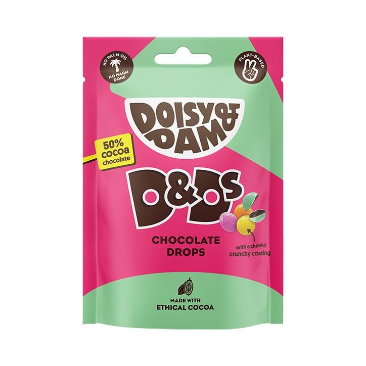 Doisy &amp;amp; Dam D&amp;amp;Ds Vegan Dark Chocolate Drops 80g