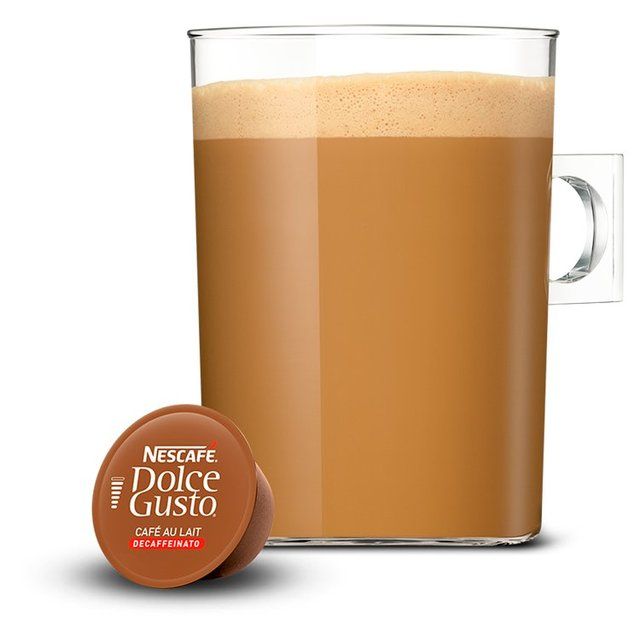 Dolce Gusto Cafe Au Lait Decaf   16 per pack