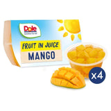 Dole Diced Mango in Juice Multipack   4 x 113g