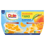 Dole Mandarins In Juice Fruit Pots Multipack   4 x 113g