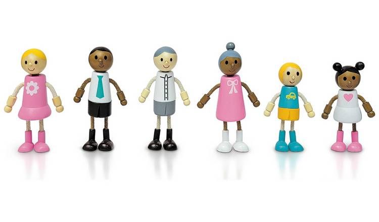 Doll House Wooden Family Set