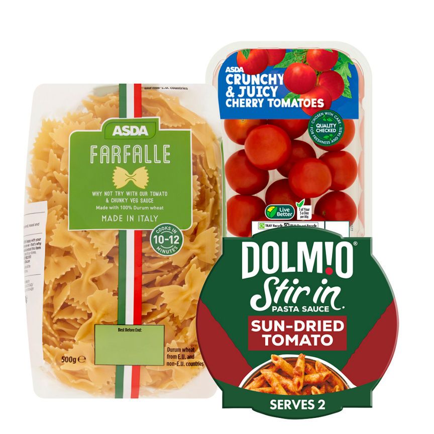 Dolmio Sundried Tomato Pasta Salad Meal Bundle For 2