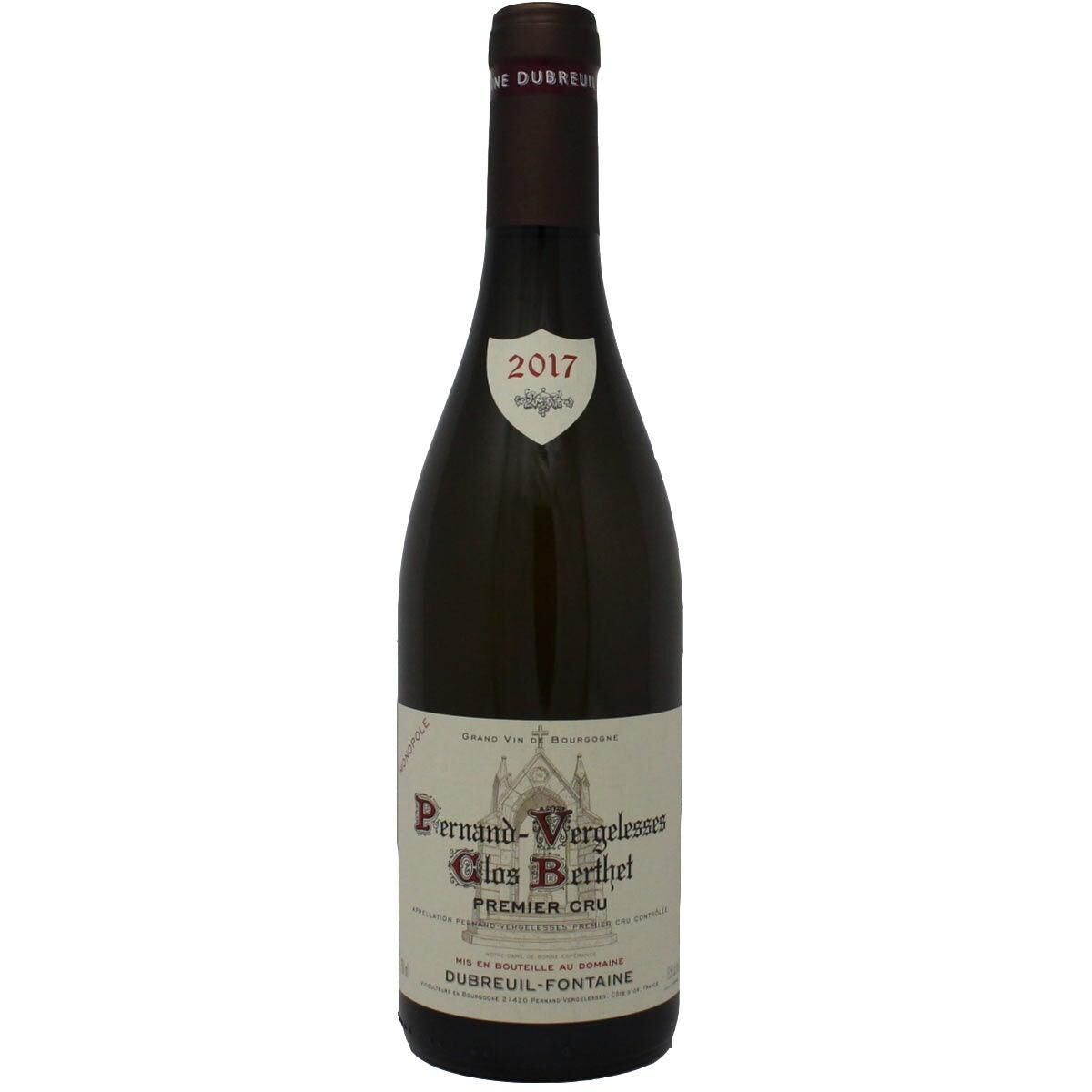 Domaine Dubreuil-Fontaine Pernand Vergelesse 1er Cru Clos Berthet 2017, 75cl