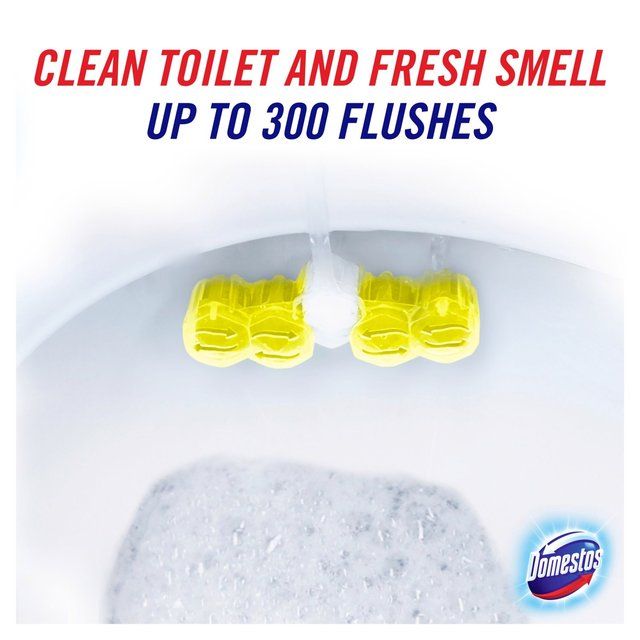 Domestos Power 5 Lime Toilet Rim Block Duo Pack   2 per pack