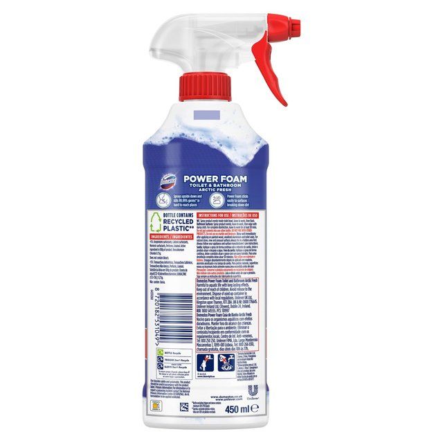 Domestos Power Foam Arctic Fresh Toilet Cleaner   450ml