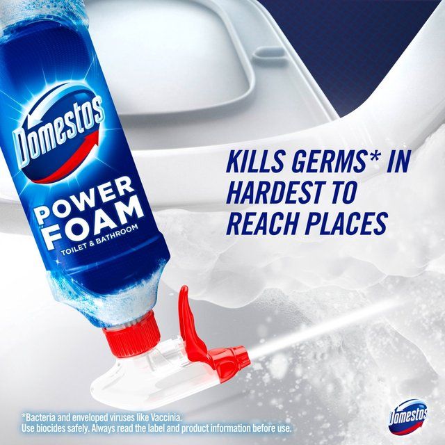 Domestos Power Foam Arctic Fresh Toilet Cleaner   450ml