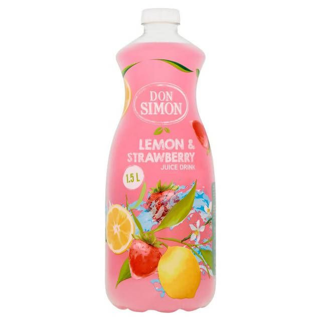 Don Simon Lemon & Strawberry Juice Drink 1.5L