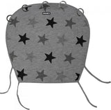 Dooky universal sun shade Grey Stars, imported from the UK