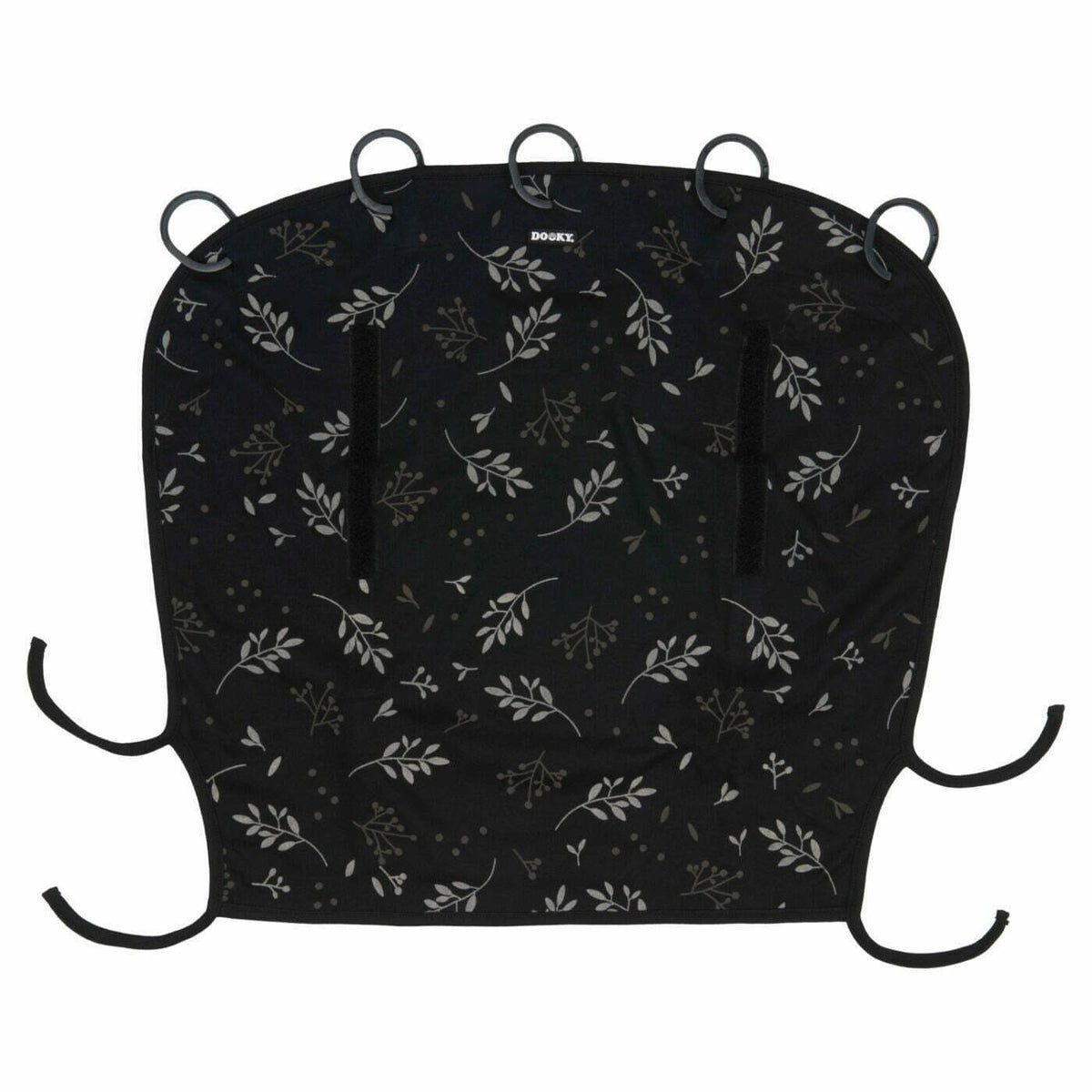 Dooky sun shade Romantic Leaves Black (British brand)