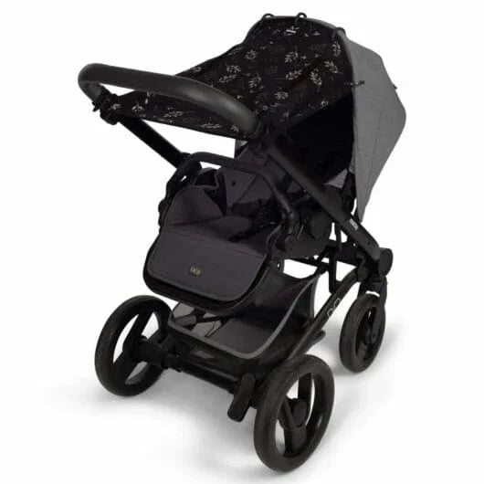 Dooky sun shade Romantic Leaves Black (British brand)