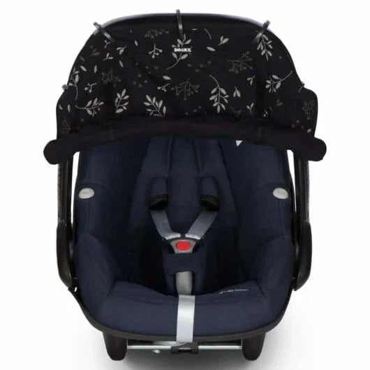Dooky sun shade Romantic Leaves Black (British brand)