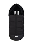 Doona winter footmuff in black for car seat and stroller (British brand)