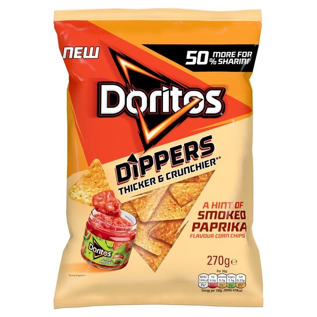 Doritos Dippers Hint of Paprika Sharing Tortilla Chips