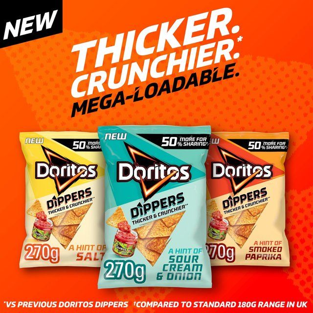 Doritos Dippers Hint of Paprika Sharing Tortilla Chips