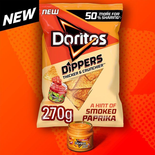 Doritos Dippers Hint of Paprika Sharing Tortilla Chips