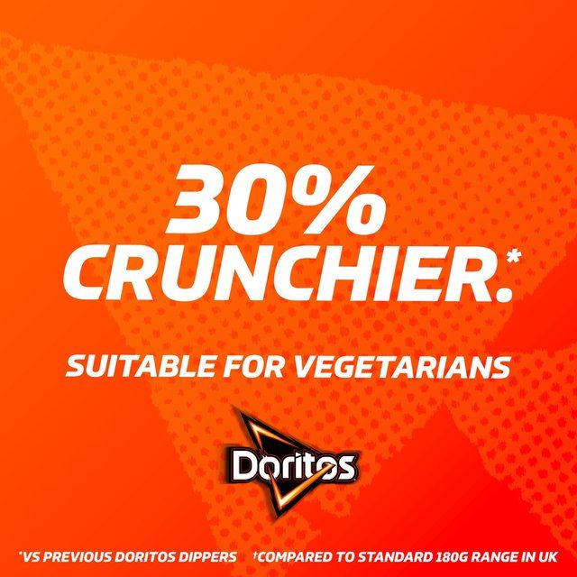 Doritos Dippers Hint of Salt Tortilla Chips Sharing Bag Crisps   230g