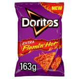 Doritos Extra Flamin Hot Sharing Bag Crisps 163g