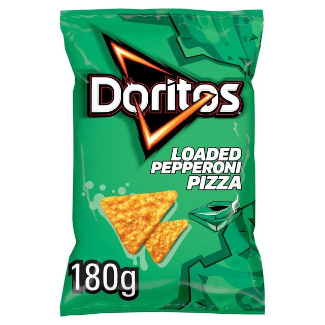 Doritos Loaded Pepperoni Pizza Tortilla Chips Sharing Bag Crisps   180g