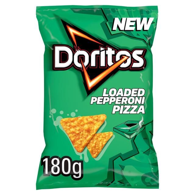 Doritos Loaded Pepperoni Pizza Tortilla Chips Sharing Bag Crisps   180g