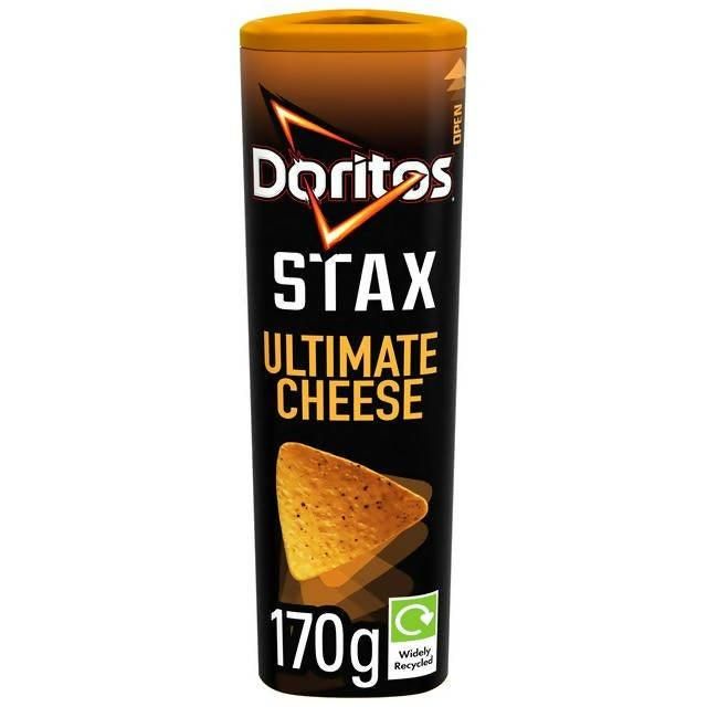 Doritos Stax Ultimate Cheese Sharing Snacks Crisps 170g