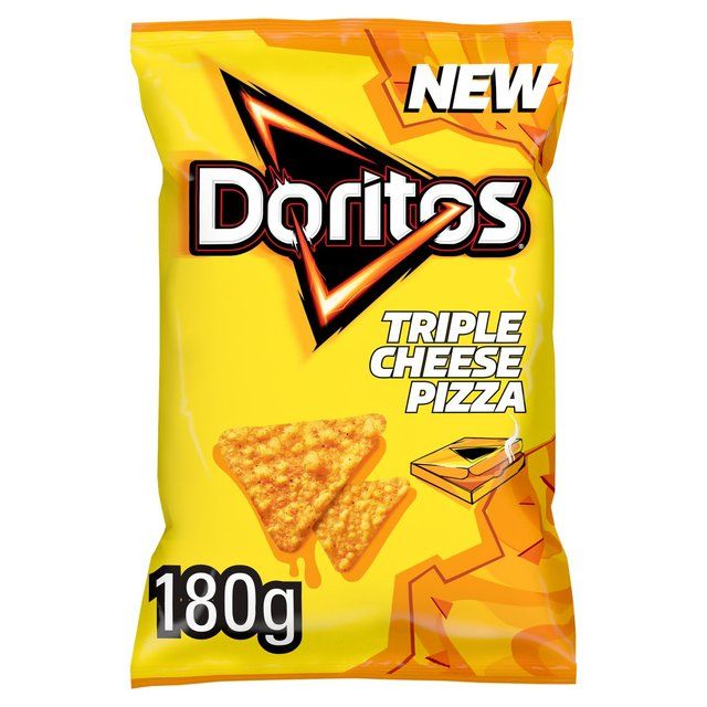 Doritos Triple Cheese Pizza Tortilla Chips Sharing Bag Crisps   180g