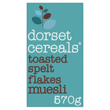 Dorset Cereals Tasty Toasted Spelt Flakes Muesli No Added Sugar Breakfast Cereal 570g