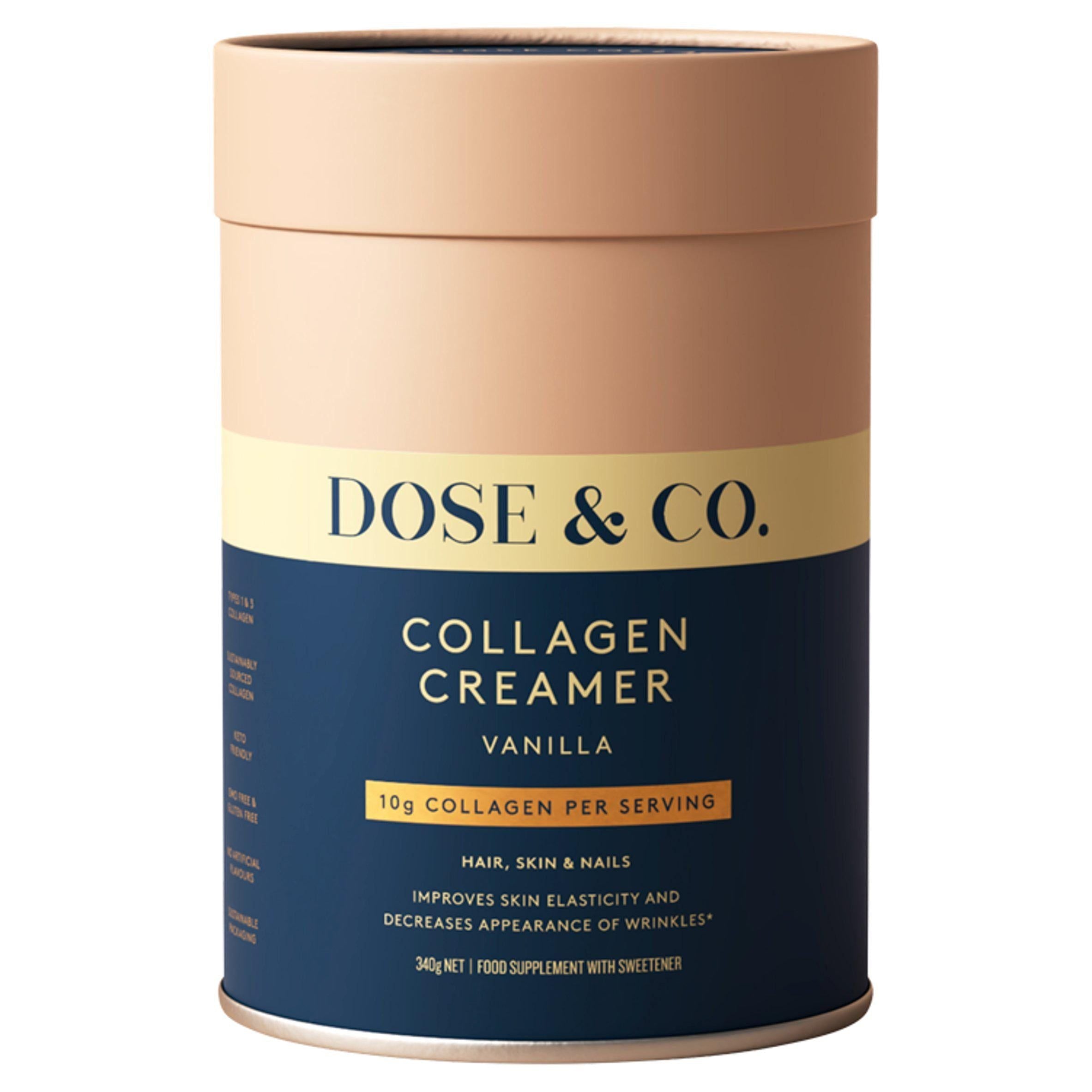 Dose &amp;amp; Co. Collagen Creamer Vanilla 340g