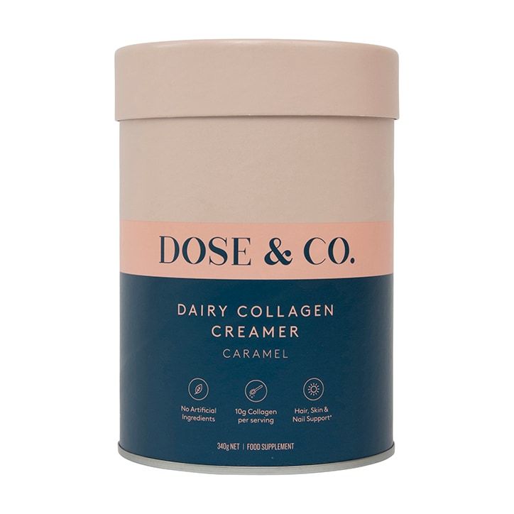 Dose & Co Dairy Collagen Creamer Caramel 340g