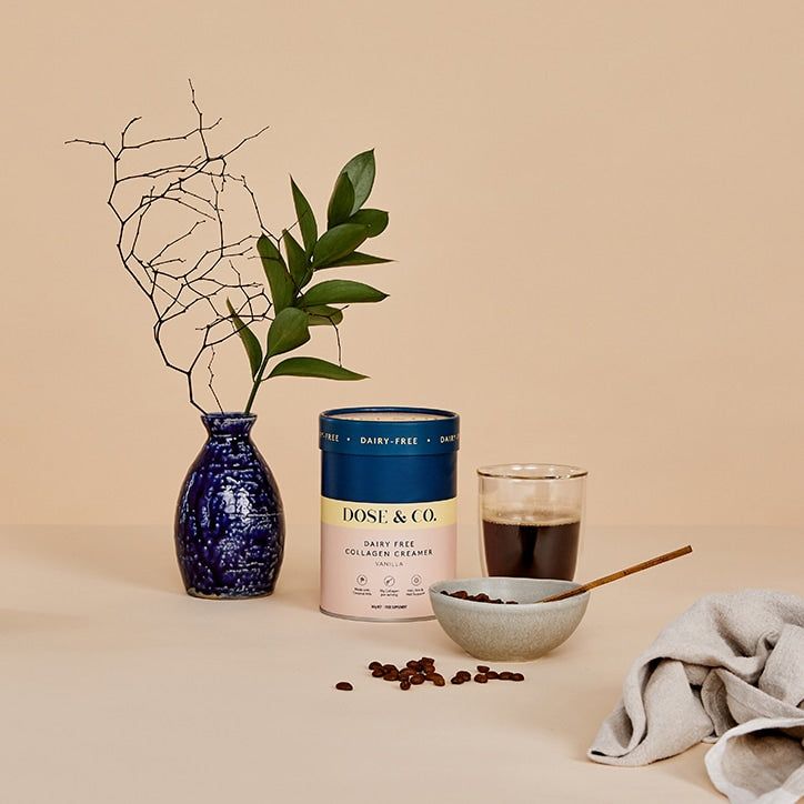Dose &amp;amp; Co Dairy-Free Collagen Creamer Vanilla 340g